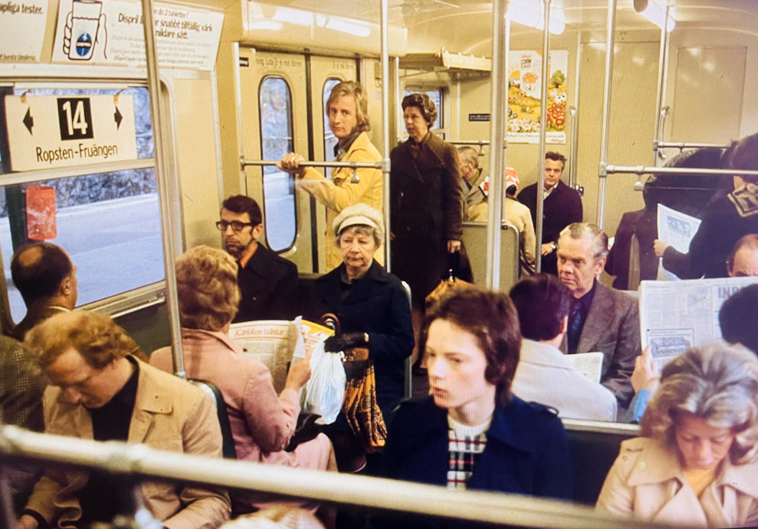 Tunnelbanekultur - visning i tunnelbanan