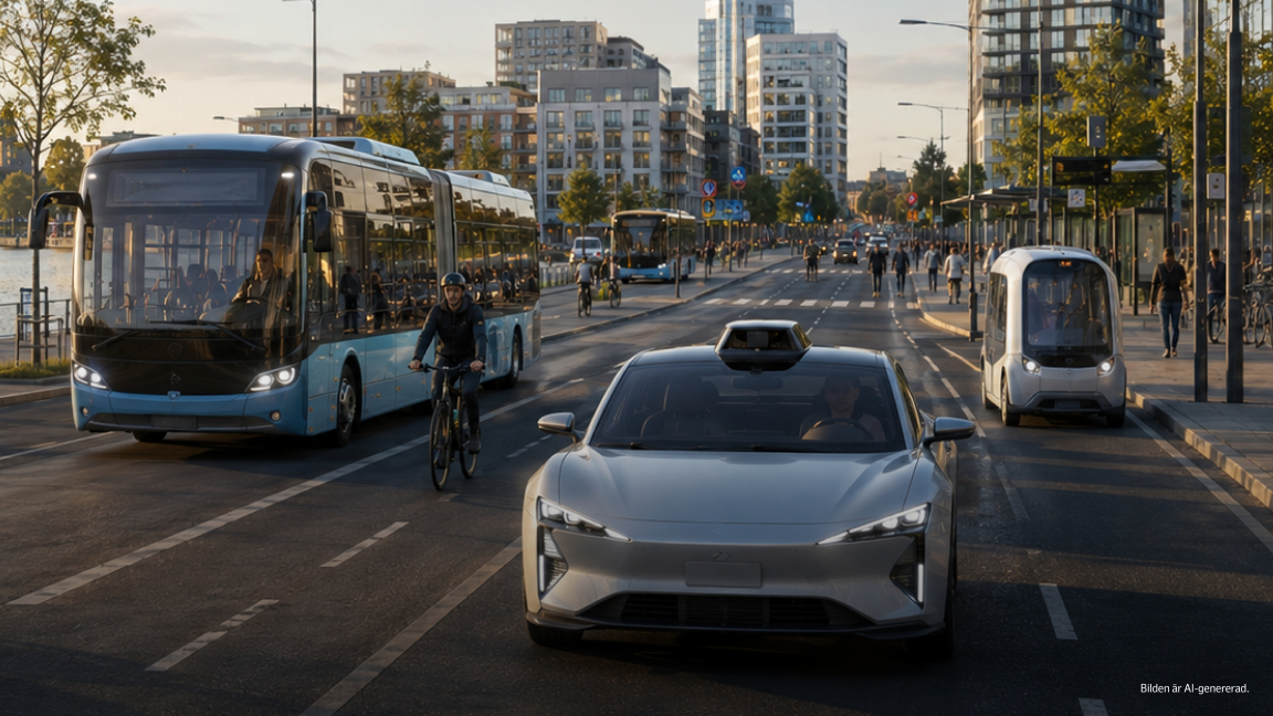 Föredrag, Nya transportsätt: Sparkcyklar, bilpooler och självkörande taxis